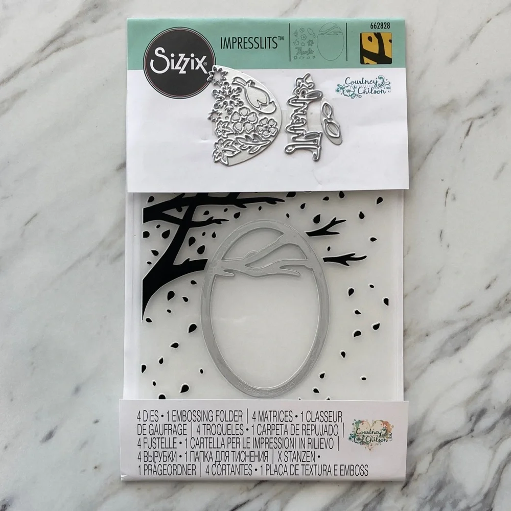 Sizzix Impresslits Changing of the Seasons Cut and Emboss Folder and Dies